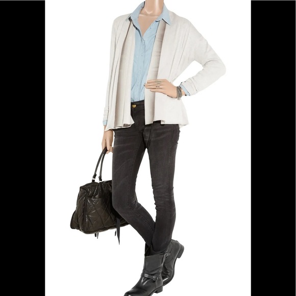 James Perse Cream Cardigan Sweater - Picture 3 of 14